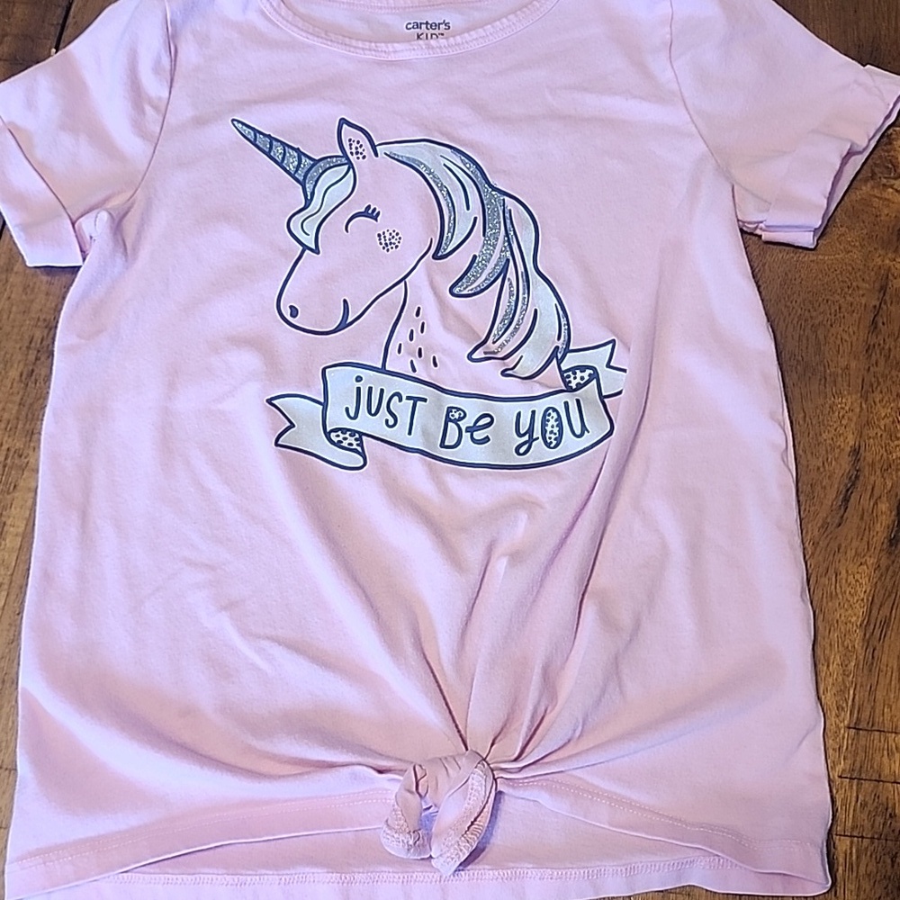 CARTERS UNICORN JUST BE YOU TEE SZ 7